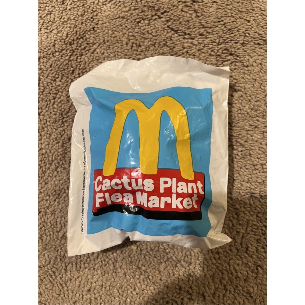 2022 McDonald's Cactus Plant Flea Market - Grimace Toy - Adult Happy Meal - New